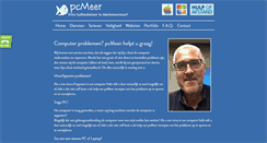 Desktop Screenshot of pcmeer.nl
